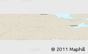Shaded Relief Panoramic Map of the area around 50° 55' 47" N, 91° 43' 29" W