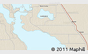 Shaded Relief 3D Map of the area around 50° 55' 47" N, 98° 31' 30" W