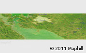Satellite Panoramic Map of the area around 50° 55' 47" N, 98° 31' 30" W