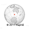 Outline Map of the Area around 50° 15' 48" S, 124° 10' 30" E, rectangular outline