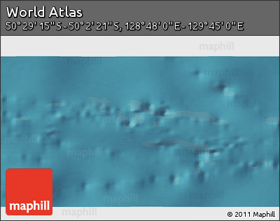 Satellite 3D Map of the Area around 50° 15' 48" S, 129° 16' 30" E