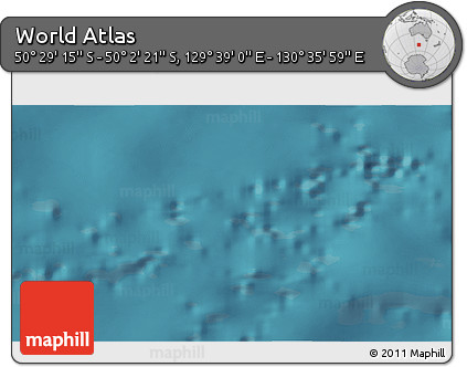Satellite 3D Map of the Area around 50° 15' 48" S, 130° 7' 30" E