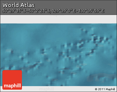 Satellite 3D Map of the Area around 50° 15' 48" S, 130° 7' 30" E