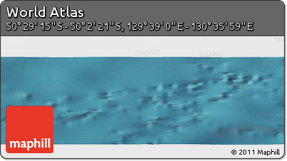Satellite Panoramic Map of the Area around 50° 15' 48" S, 130° 7' 30" E