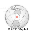 Outline Map of the Area around 50° 15' 48" S, 130° 58' 29" E, rectangular outline