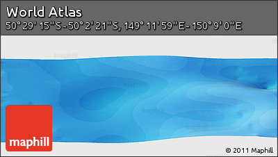 Political Panoramic Map of the Area around 50° 15' 48" S, 149° 40' 30" E
