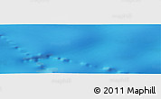 Physical Panoramic Map of the area around 50° 15' 48" S, 160° 43' 29" E
