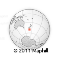 Outline Map of the Area around 50° 15' 48" S, 170° 4' 29" E, rectangular outline