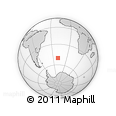 Outline Map of the Area around 50° 15' 48" S, 19° 28' 30" W, rectangular outline
