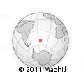 Outline Map of the Area around 50° 15' 48" S, 22° 52' 30" W, rectangular outline