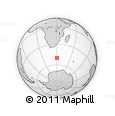 Outline Map of the Area around 50° 15' 48" S, 30° 40' 29" E, rectangular outline