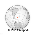 Outline Map of the Area around 50° 15' 48" S, 43° 16' 29" W, rectangular outline