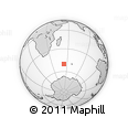 Outline Map of the Area around 50° 15' 48" S, 53° 37' 30" E, rectangular outline