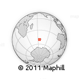 Where is the area around 50° 15' 48" S, 64° 40' 30" E located? Outline Map of the Area around 50° 15' 48" S, 64° 40' 30" E, rectangular outline