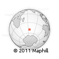 Where is the area around 50° 15' 48" S, 65° 31' 30" E located? Outline Map of the Area around 50° 15' 48" S, 65° 31' 30" E, rectangular outline