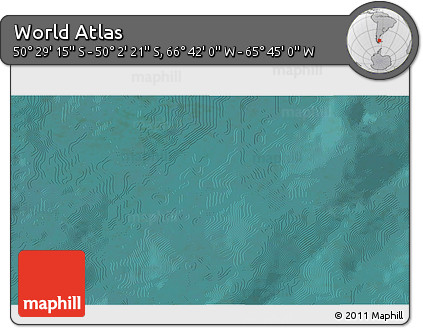 Satellite 3D Map of the Area around 50° 15' 48" S, 66° 13' 29" W