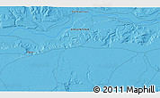 Political 3D Map of the area around 50° 15' 48" S, 69° 37' 30" W