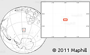 Blank Location Map of the area around 50° 15' 48" S, 6° 1' 30" E