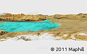Satellite Panoramic Map of the area around 50° 15' 48" S, 72° 10' 30" W