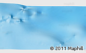 Shaded Relief 3D Map of the area around 50° 15' 48" S, 74° 52' 30" E
