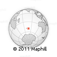 Outline Map of the Area around 50° 15' 48" S, 78° 16' 30" E, rectangular outline