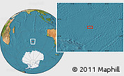 Satellite Location Map of the area around 50° 15' 48" S, 85° 4' 29" E