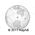 Outline Map of the Area around 50° 39' 49" S, 116° 31' 30" E, rectangular outline