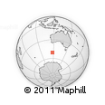Outline Map of the Area around 50° 39' 49" S, 117° 22' 30" E, rectangular outline