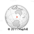 Outline Map of the Area around 50° 39' 49" S, 124° 10' 30" E, rectangular outline