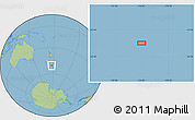 Savanna Style Location Map of the area around 50° 39' 49" S, 176° 52' 30" E