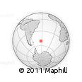Outline Map of the Area around 50° 39' 49" S, 33° 4' 30" W, rectangular outline