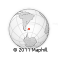 Outline Map of the Area around 50° 39' 49" S, 50° 55' 29" W, rectangular outline