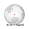 Where is the area around 50° 39' 49" S, 58° 43' 30" E located? Outline Map of the Area around 50° 39' 49" S, 58° 43' 30" E, rectangular outline