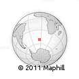 Outline Map of the Area around 50° 39' 49" S, 5° 1' 30" W, rectangular outline