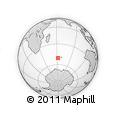 Where is the area around 50° 39' 49" S, 62° 7' 30" E located? Outline Map of the Area around 50° 39' 49" S, 62° 7' 30" E, rectangular outline