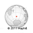 Where is the area around 50° 39' 49" S, 63° 49' 30" E located? Outline Map of the Area around 50° 39' 49" S, 63° 49' 30" E, rectangular outline