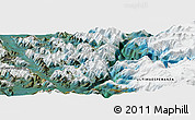 Satellite Panoramic Map of the area around 50° 39' 49" S, 73° 52' 30" W