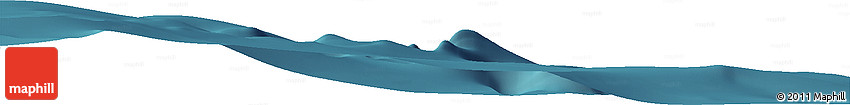 Satellite Horizon Map of the Area around 50° 39' 49" S, 75° 43' 29" E