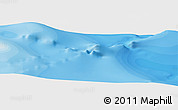 Political Panoramic Map of the area around 50° 39' 49" S, 75° 43' 29" E