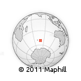 Outline Map of the Area around 50° 39' 49" S, 79° 7' 30" E, rectangular outline