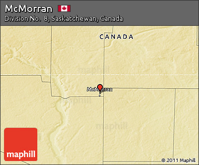 Physical 3D Map of McMorran