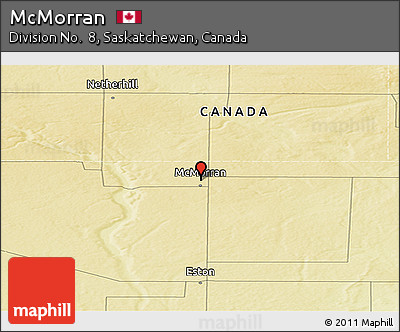 Physical Panoramic Map of McMorran