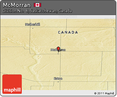 Physical Panoramic Map of McMorran
