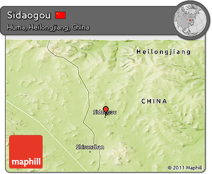 Physical 3D Map of Sidaogou