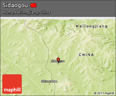 Physical 3D Map of Sidaogou
