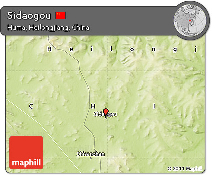 Physical Map of Sidaogou