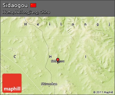 Physical Map of Sidaogou