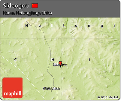 Physical Map of Sidaogou