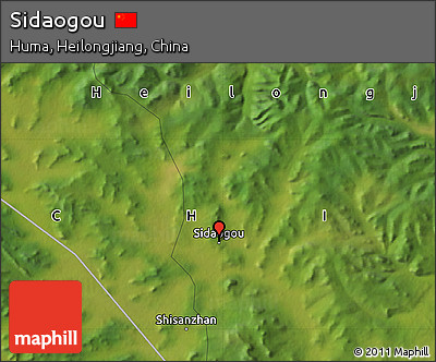Satellite Map of Sidaogou