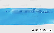 Physical Panoramic Map of the area around 51° 19' 36" N, 140° 10' 30" W